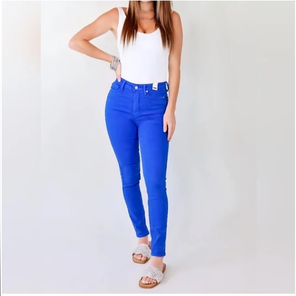 Judy blue Women's cobalt Blue Jeans size 7/28 88694 - Picture 1 of 2
